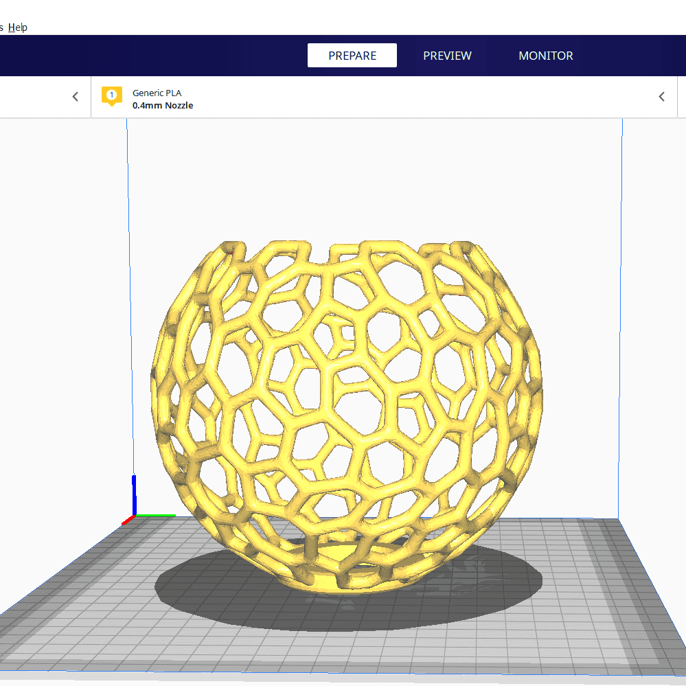 Voronoi Transformer Bulb Lamp  3d model