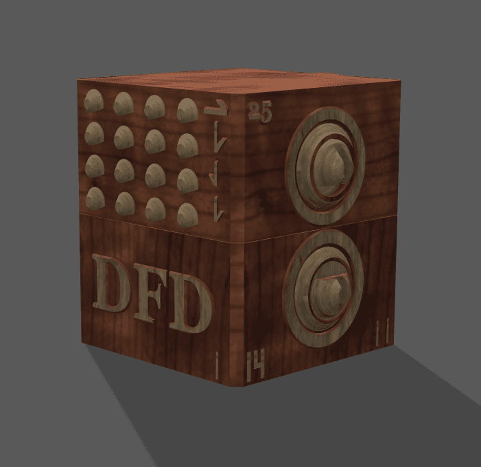 Puzzle Box Version 1 3d model