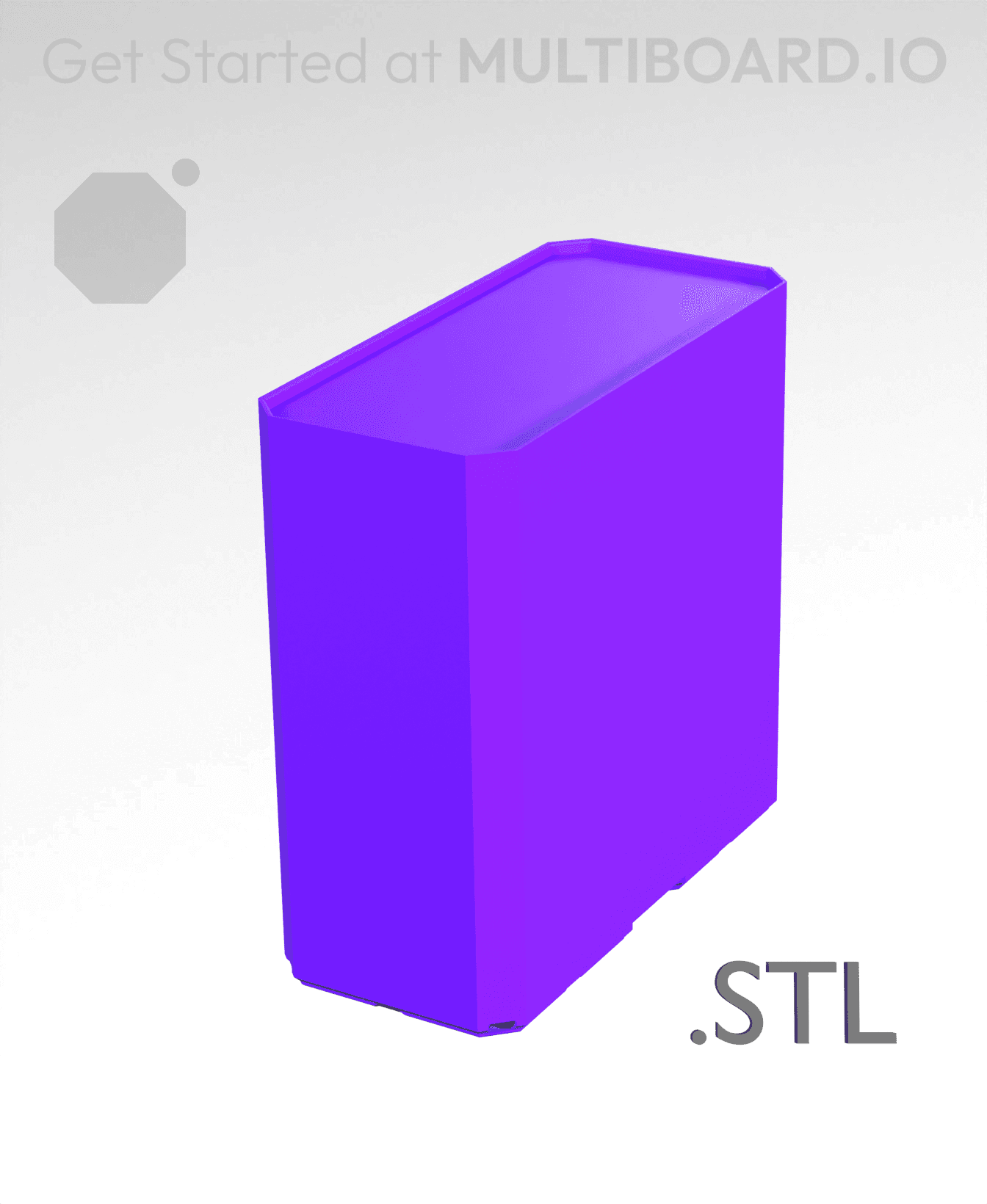 1x2x2 - Multibin Insert - STL Remixing File 3d model