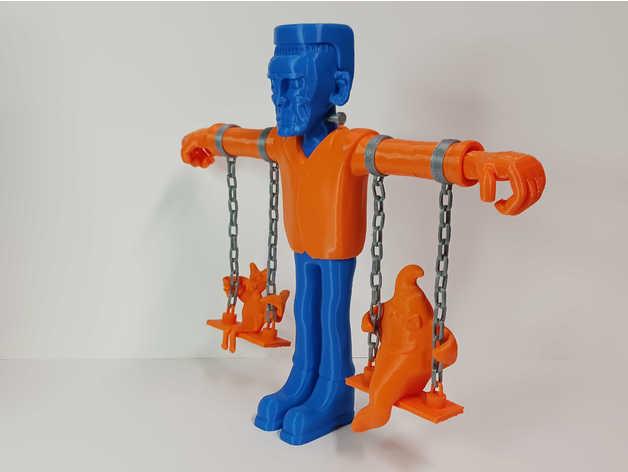 Frankenstein Swing Set 3d model