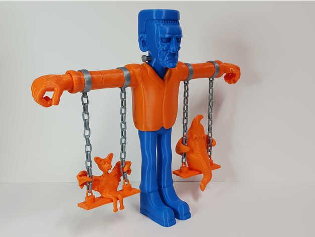 Frankenstein Swing Set 3d model