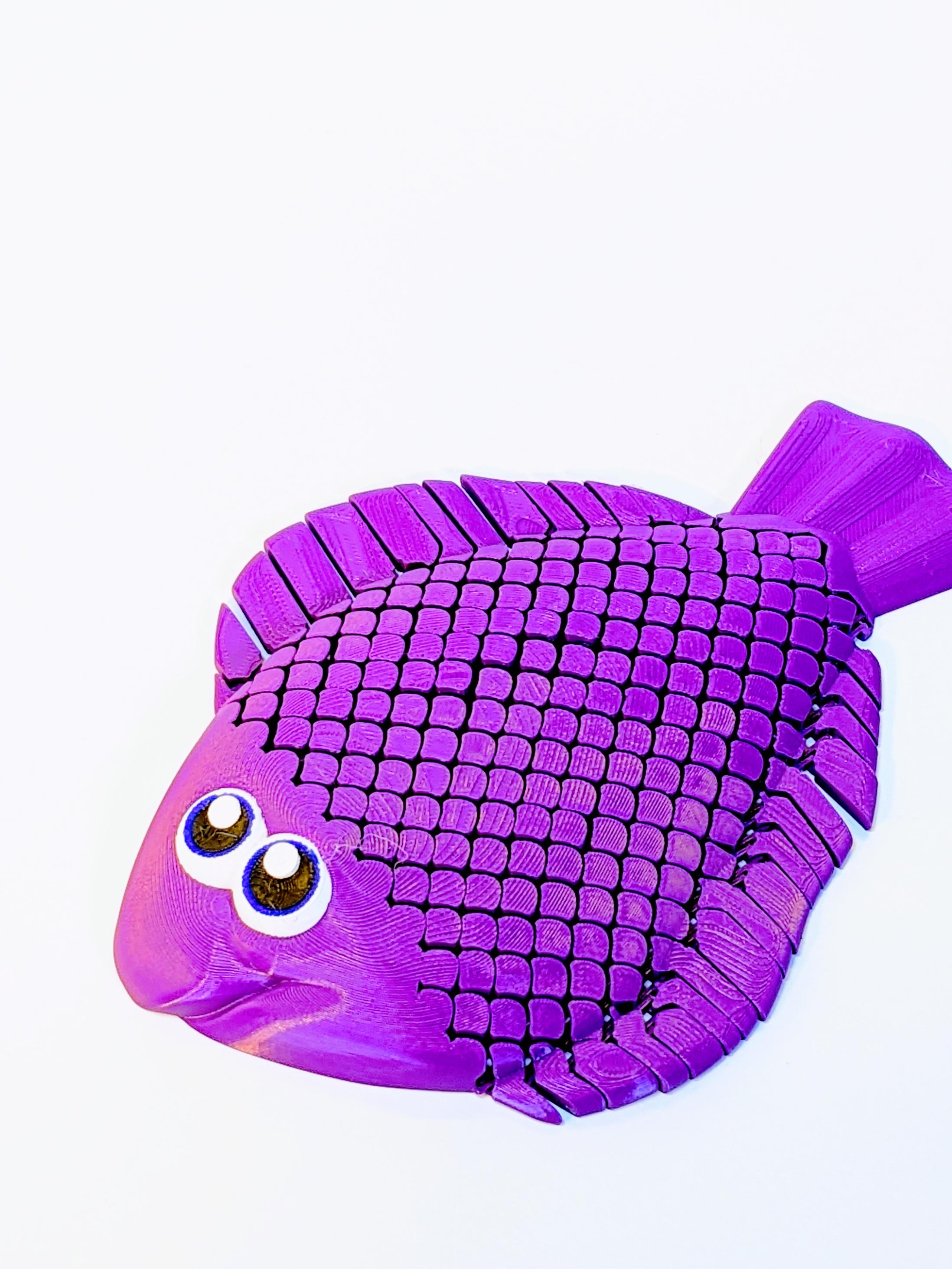Floppy Flounder - Articulating Fish 3d model