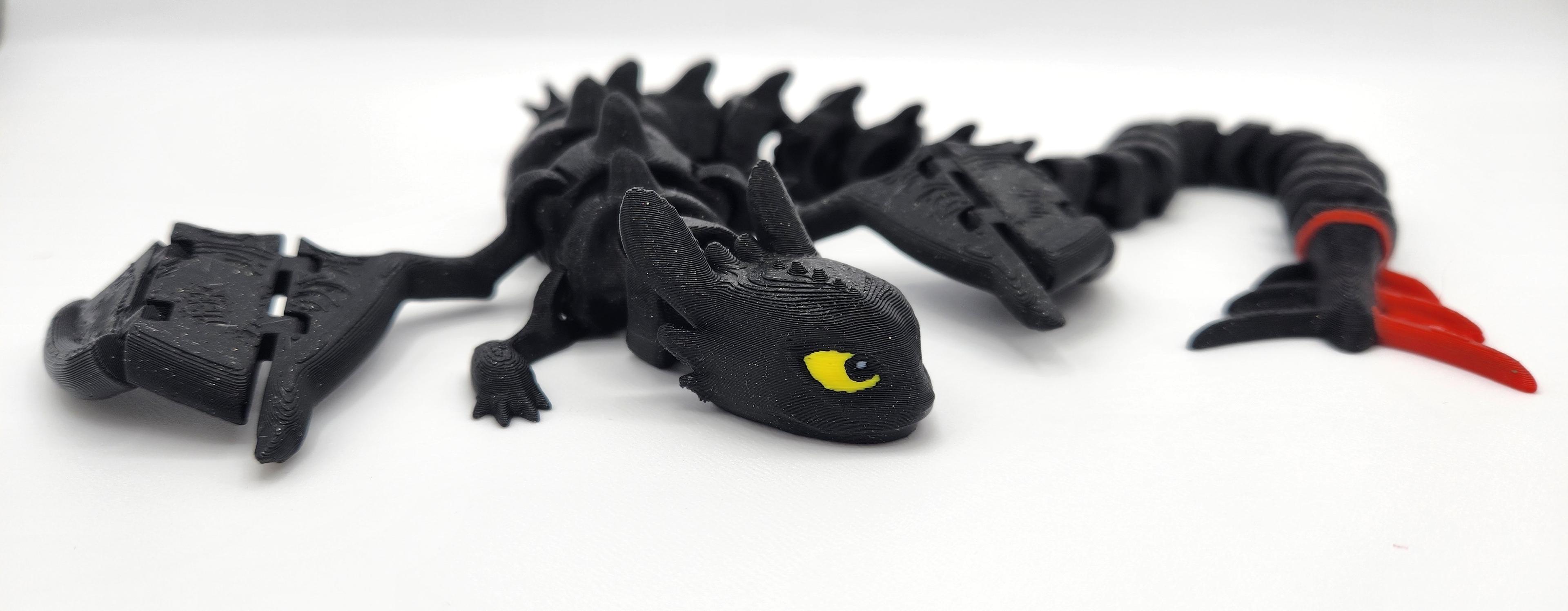 FLEXI TOOTHLESS & LIGHT FURY 3d model