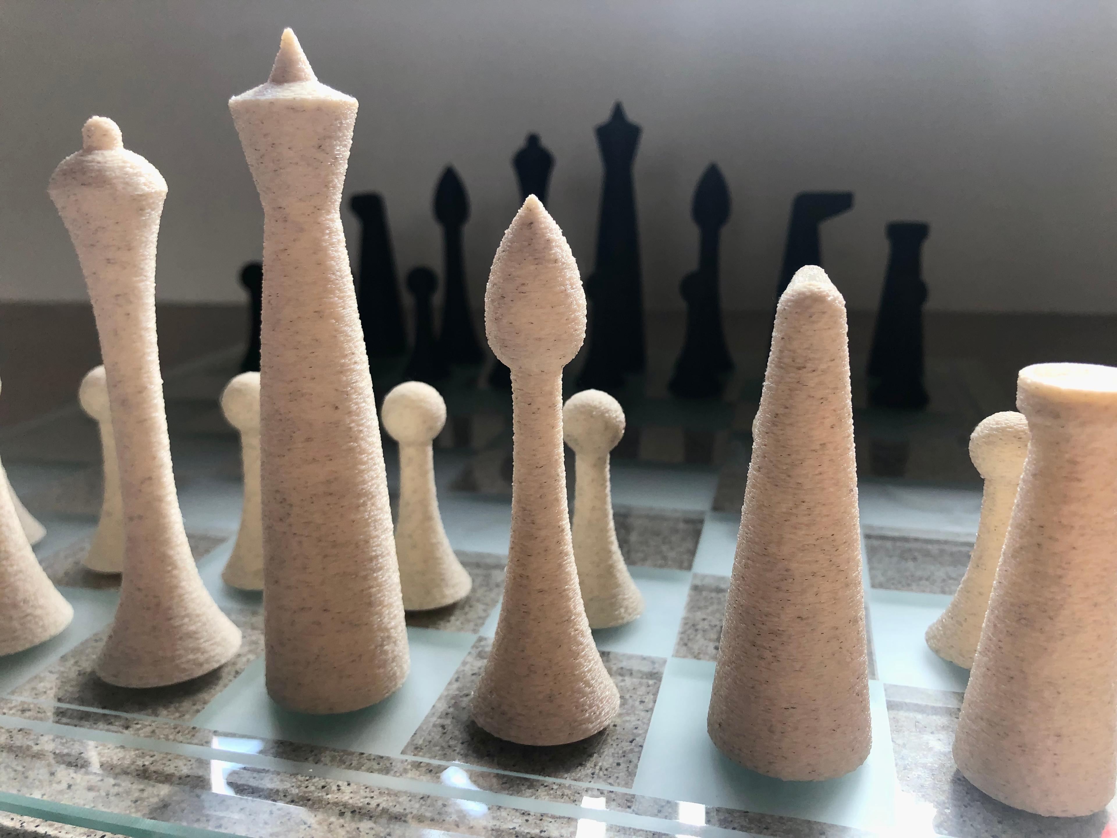 Herman Ohme's Chess Set 3d model