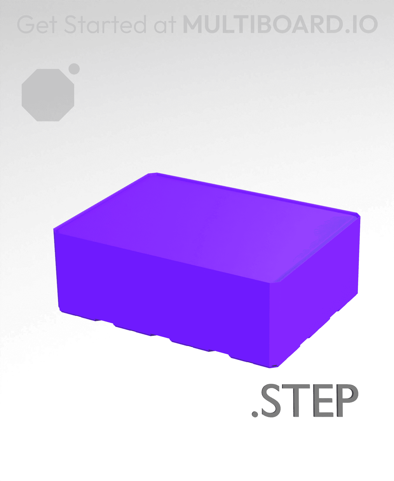 4x3x1·5 - Multibin Insert - STEP Remixing File 3d model