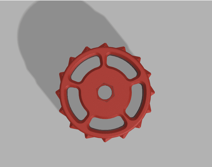 Bed Knob v2.stl 3d model