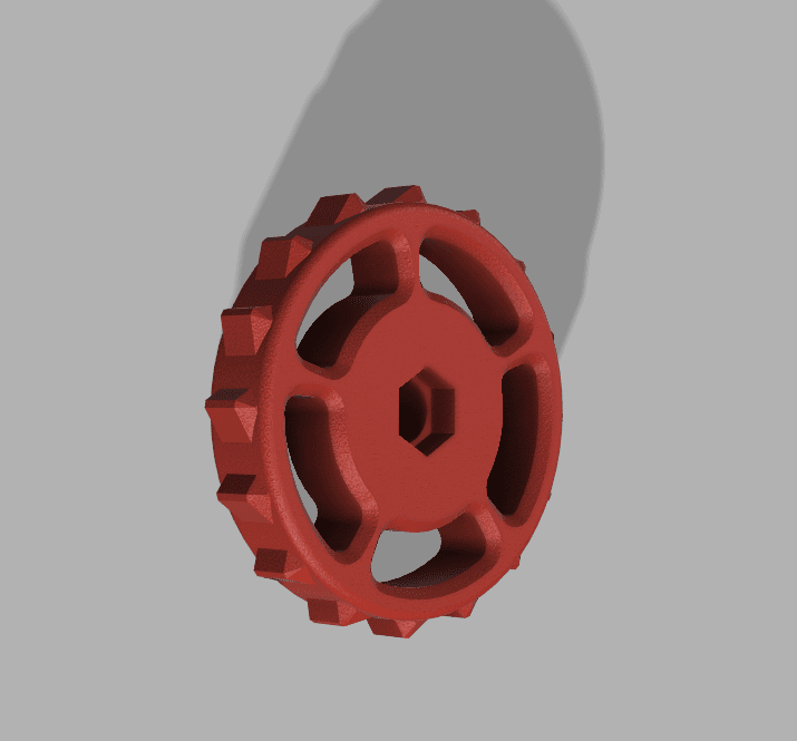 Bed Knob v2.stl 3d model