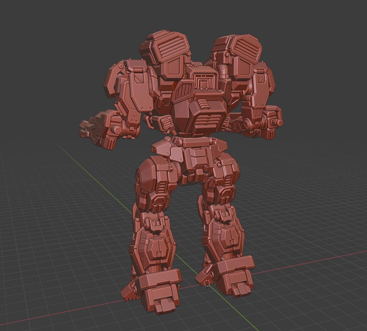 MWO Warhammer IIC  3d model