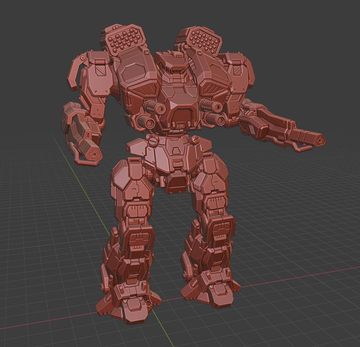 MWO Warhammer IIC  3d model