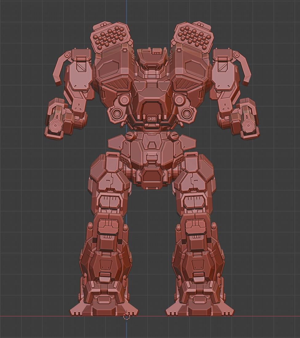 MWO Warhammer IIC  3d model