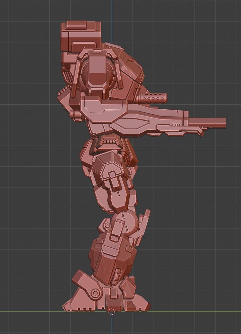 MWO Warhammer IIC  3d model