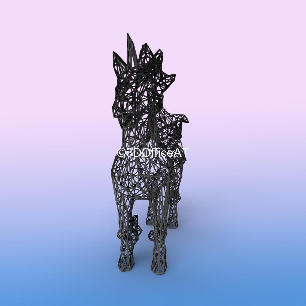  #078 Rapidash Pokemon Wiremon Figure 🐎 3d model