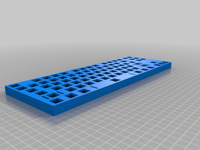 keebcu - andimoto smallTKL - mechanical keyboard 3d model