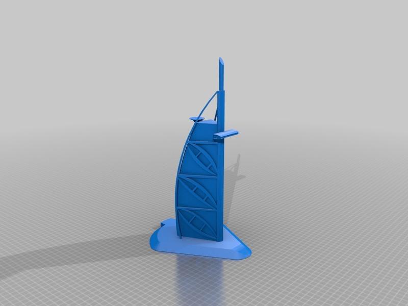 Burj Al Arab 3d model