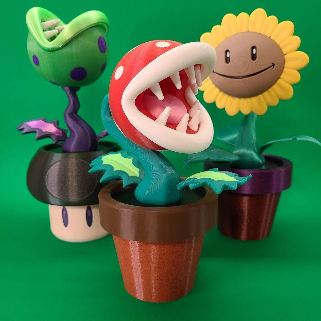 Piranha plant V1 / MMU printer required 3d model