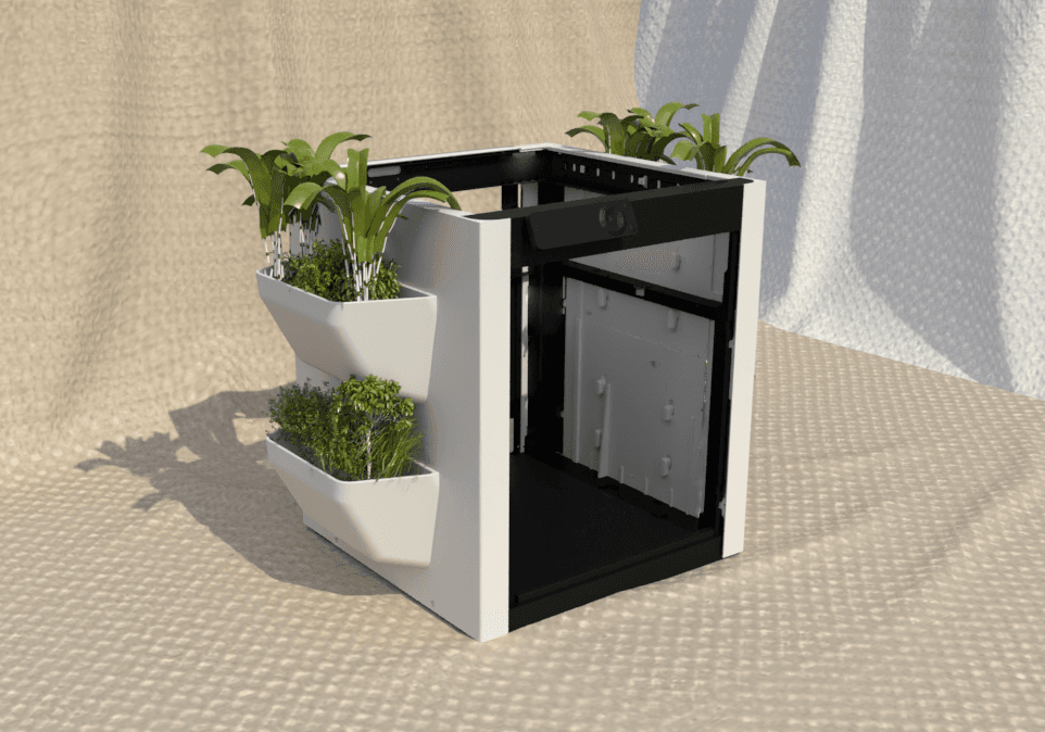 Bambu P1P Plant Stand Modplate #ThangsBambuContest 3d model