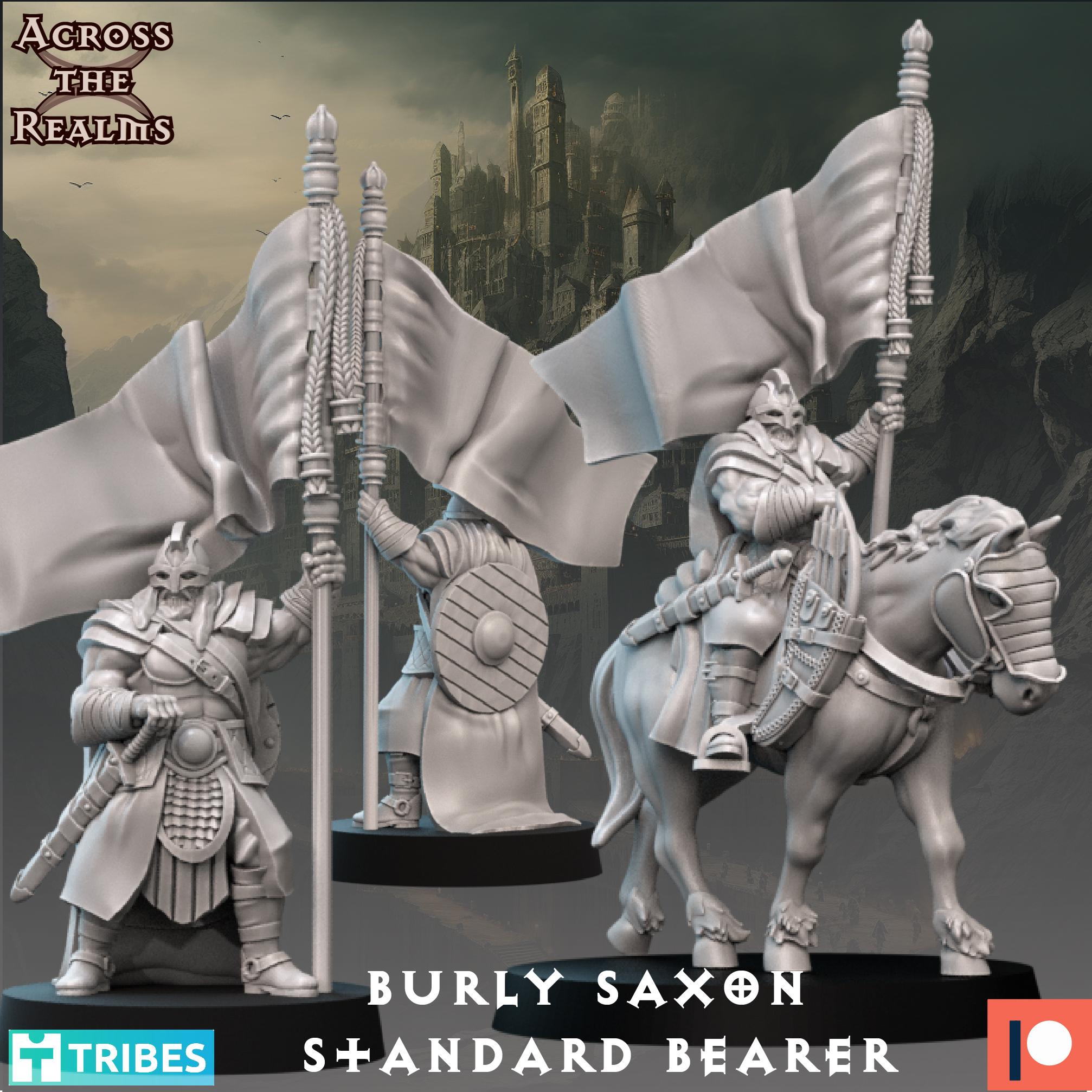 Burly Saxon Standard Bearer 3d model