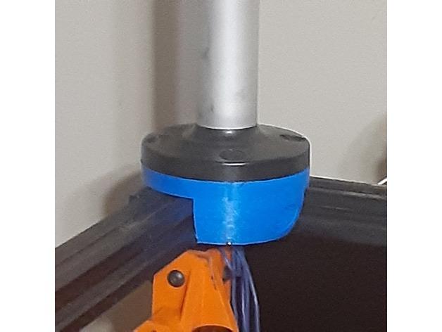 corner tower light mount for 2020 extrusion 3d model