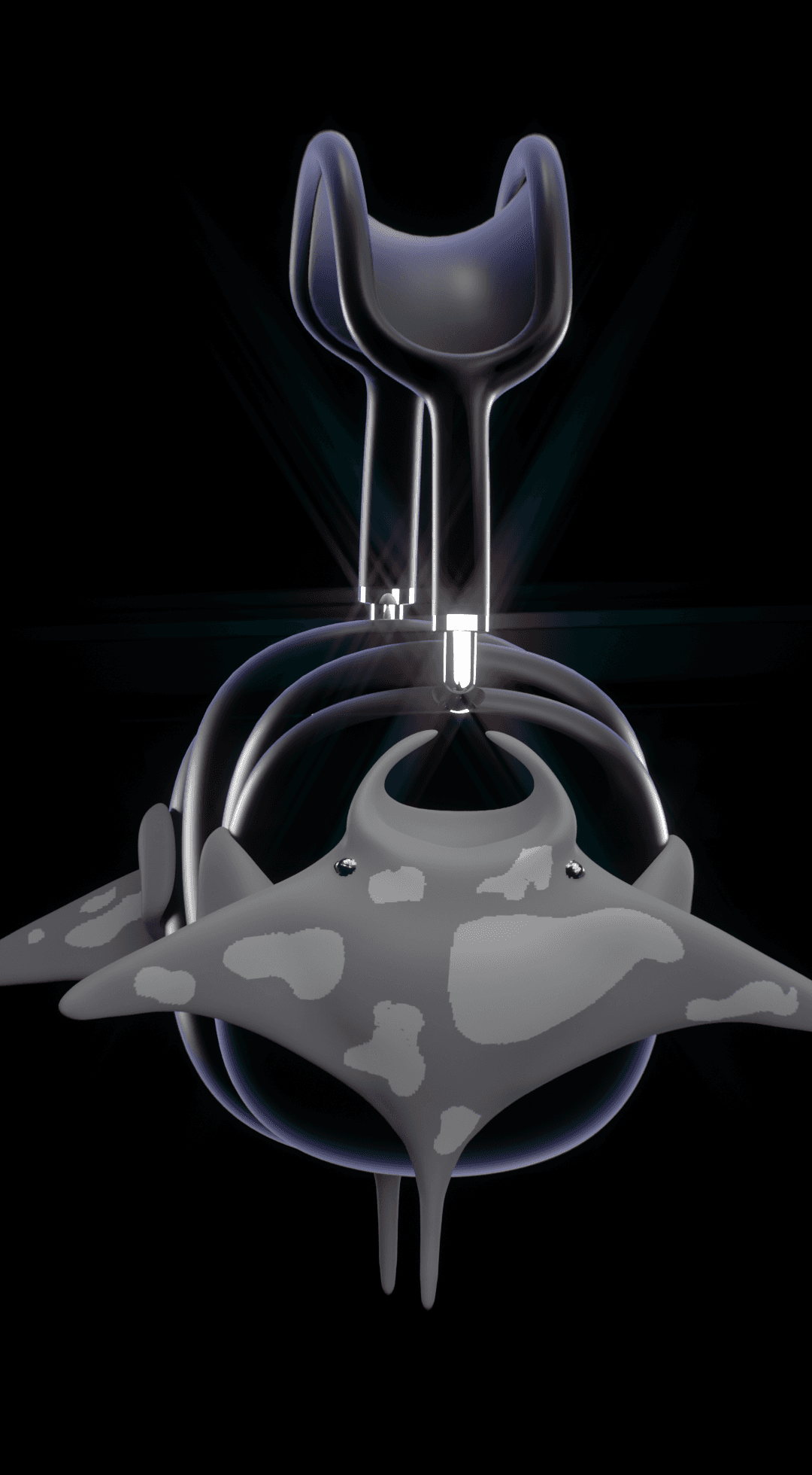 Manta Ray Airpods Max Accessory 3d model