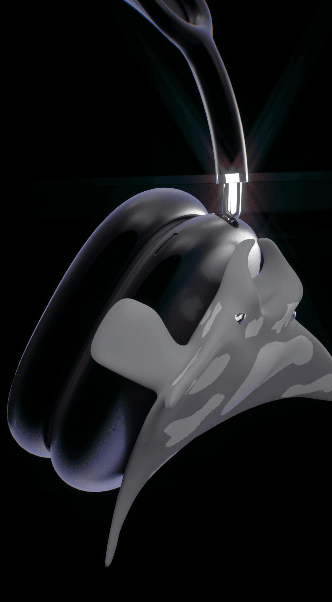 Manta Ray Airpods Max Accessory 3d model