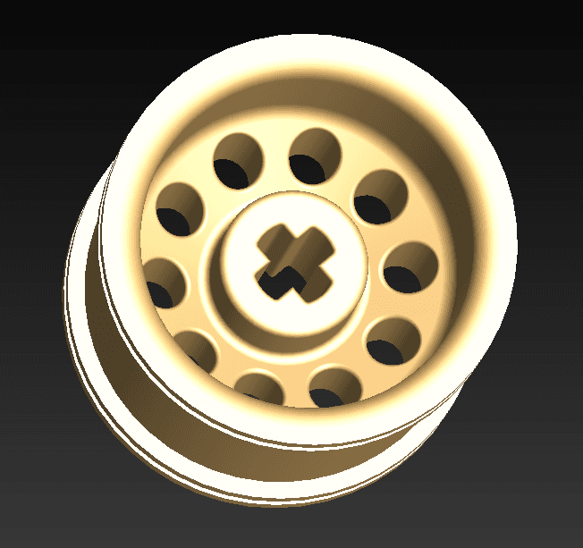 Truck Tyre Rim 3d model