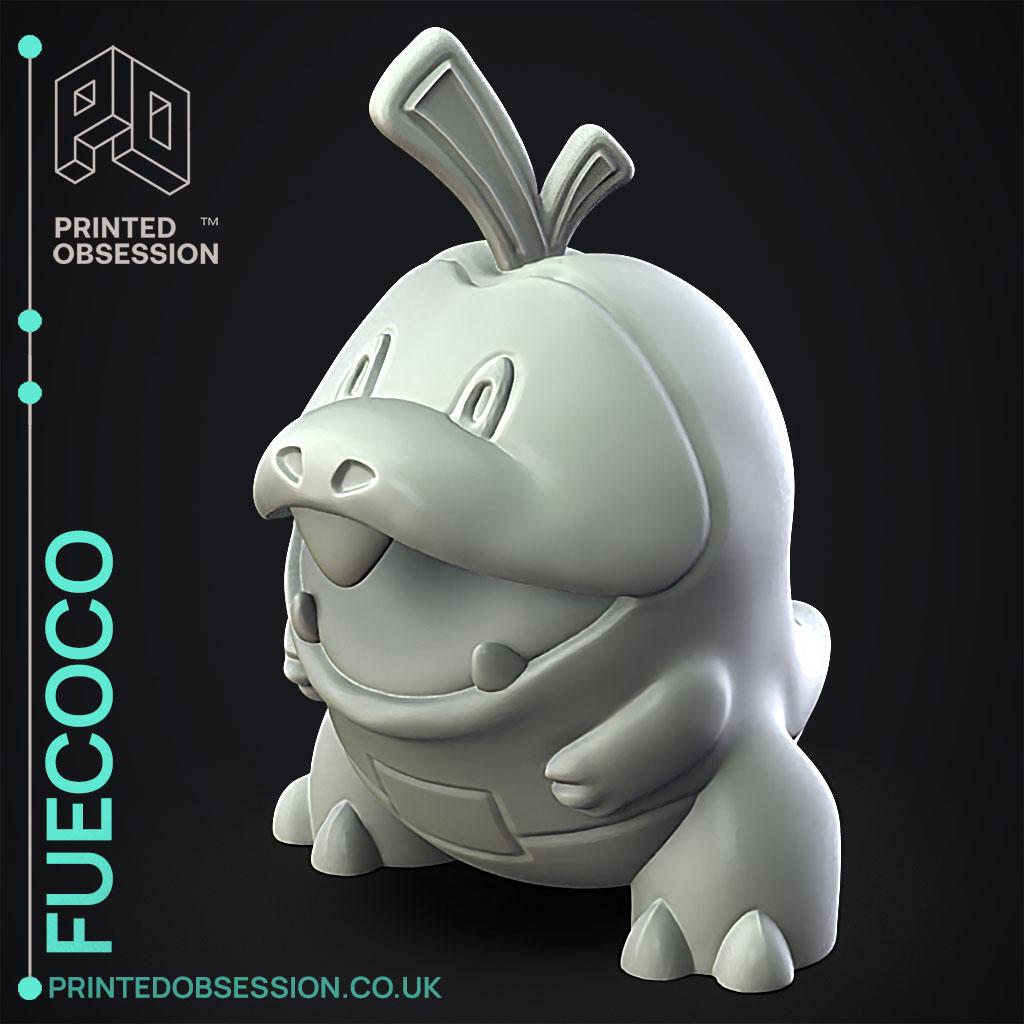 Fuecoco - Pokemon - Fan Art 3d model