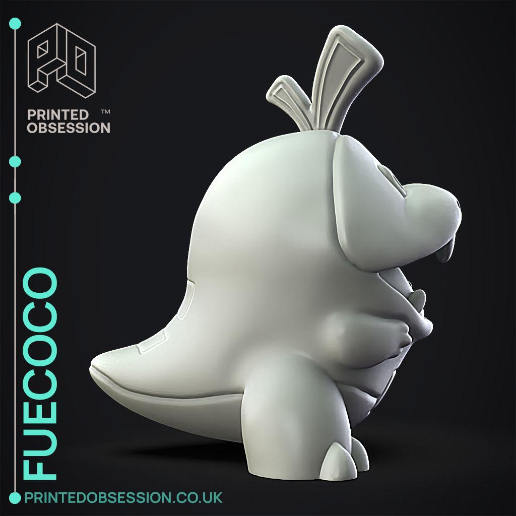 Fuecoco - Pokemon - Fan Art 3d model