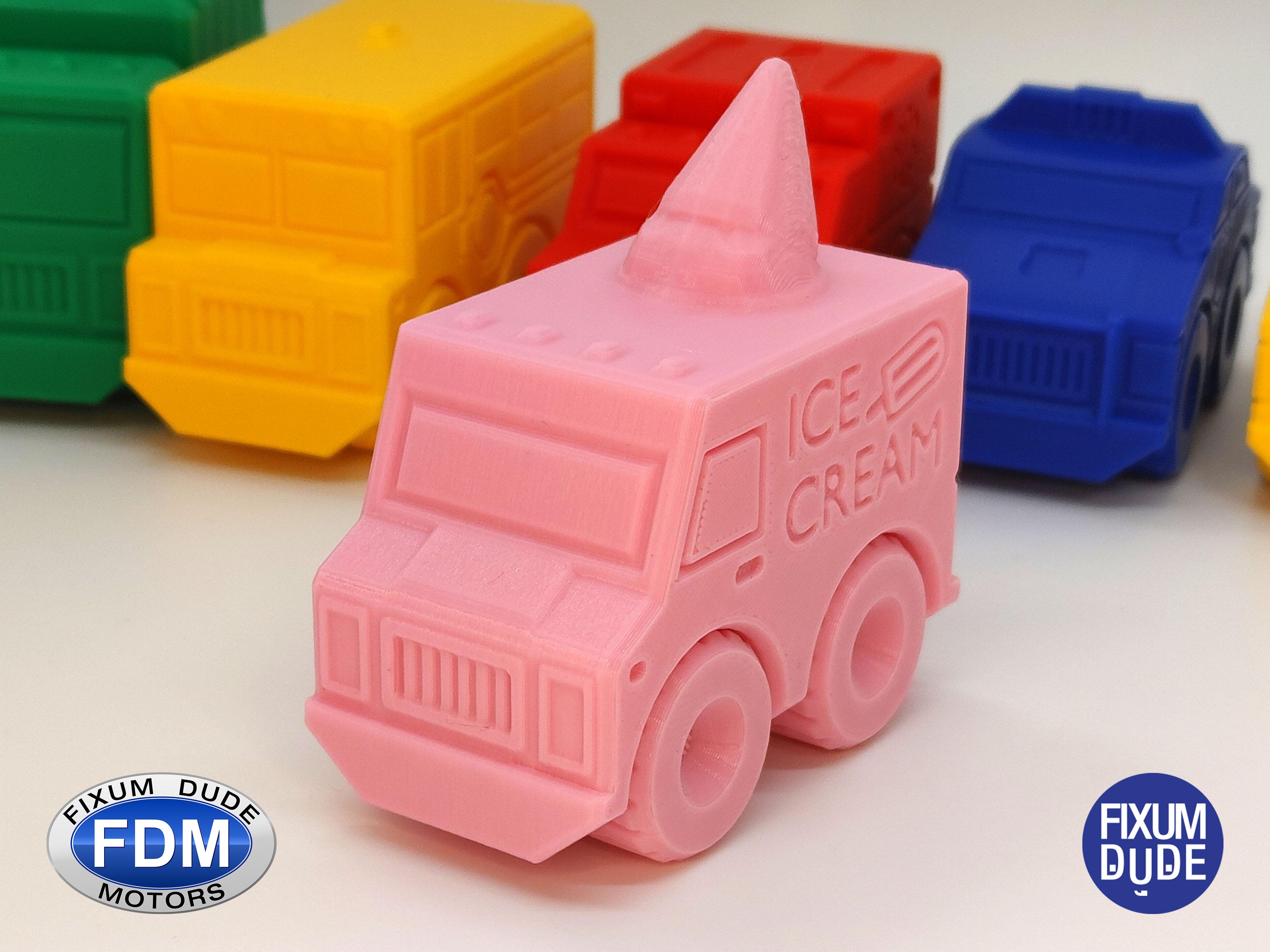 Fixum Dude Motors PiP Ice Cream Truck 3d model