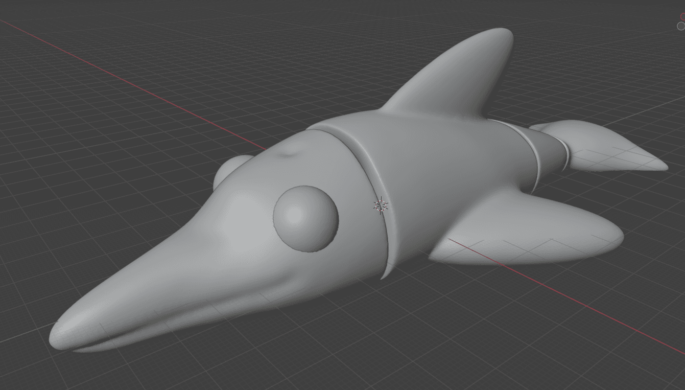 flexi dolphin.stl 3d model