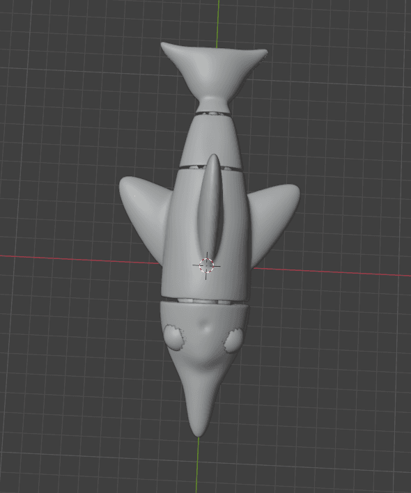 flexi dolphin.stl 3d model