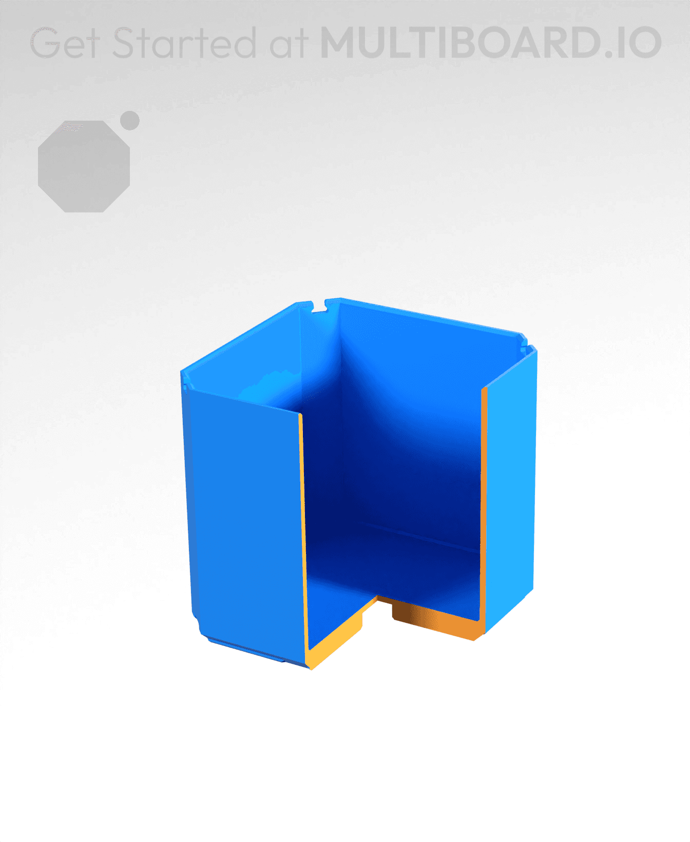 1x1x1 - Bin - Multibin Insert 3d model