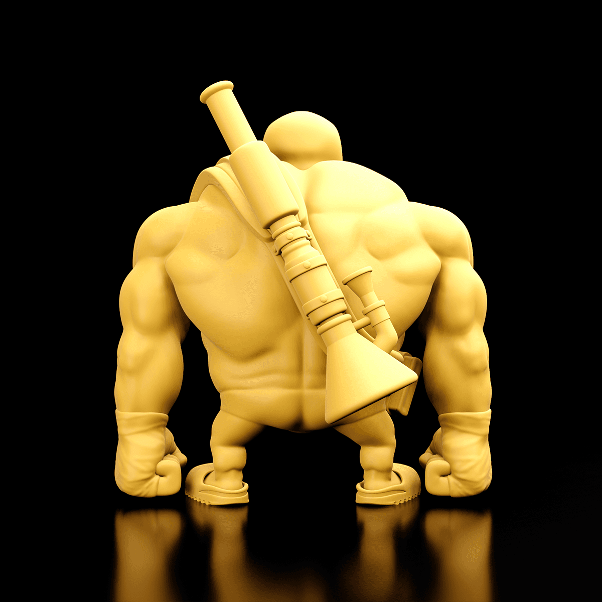 The Fighter Nick Diaz Version 3d model