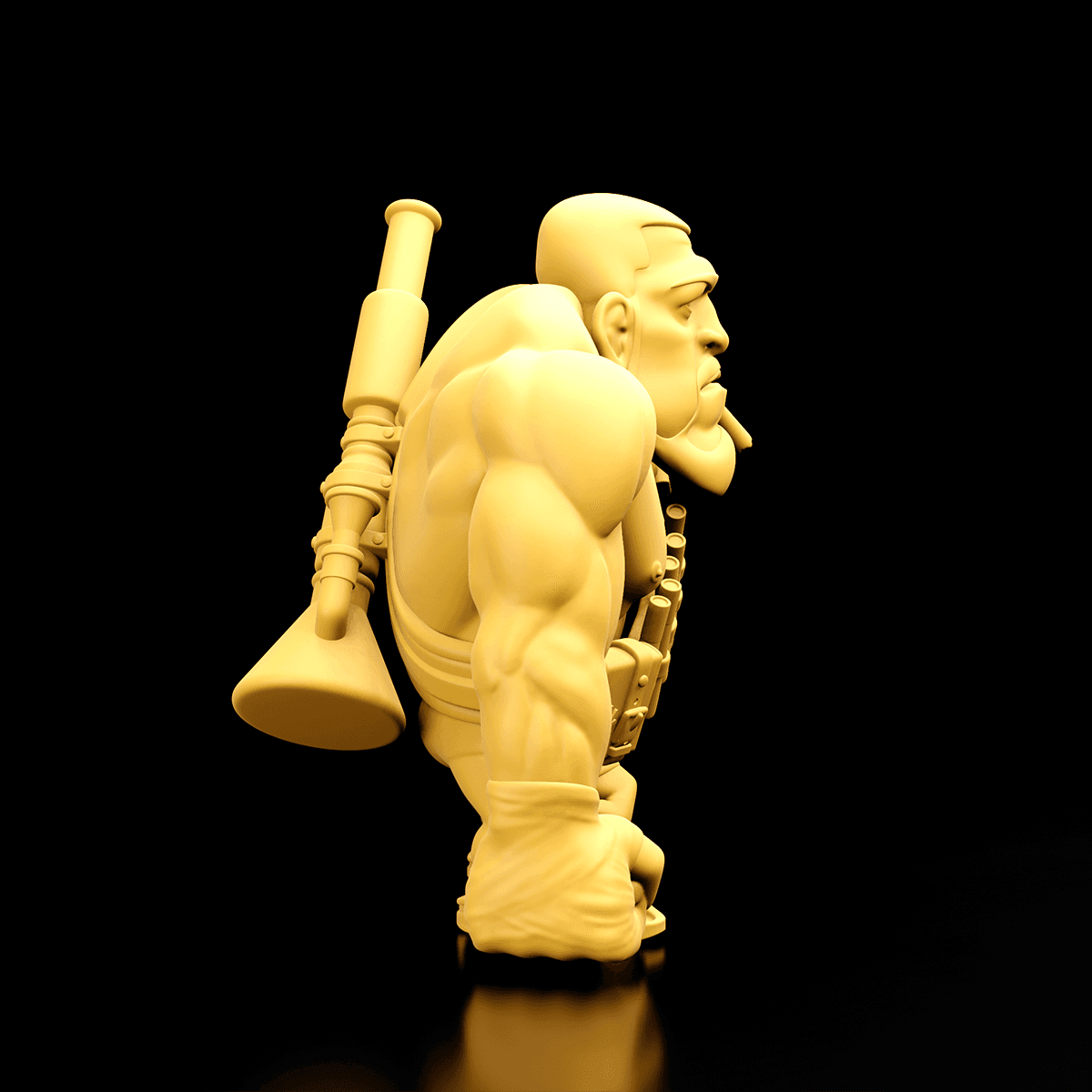 The Fighter Nick Diaz Version 3d model