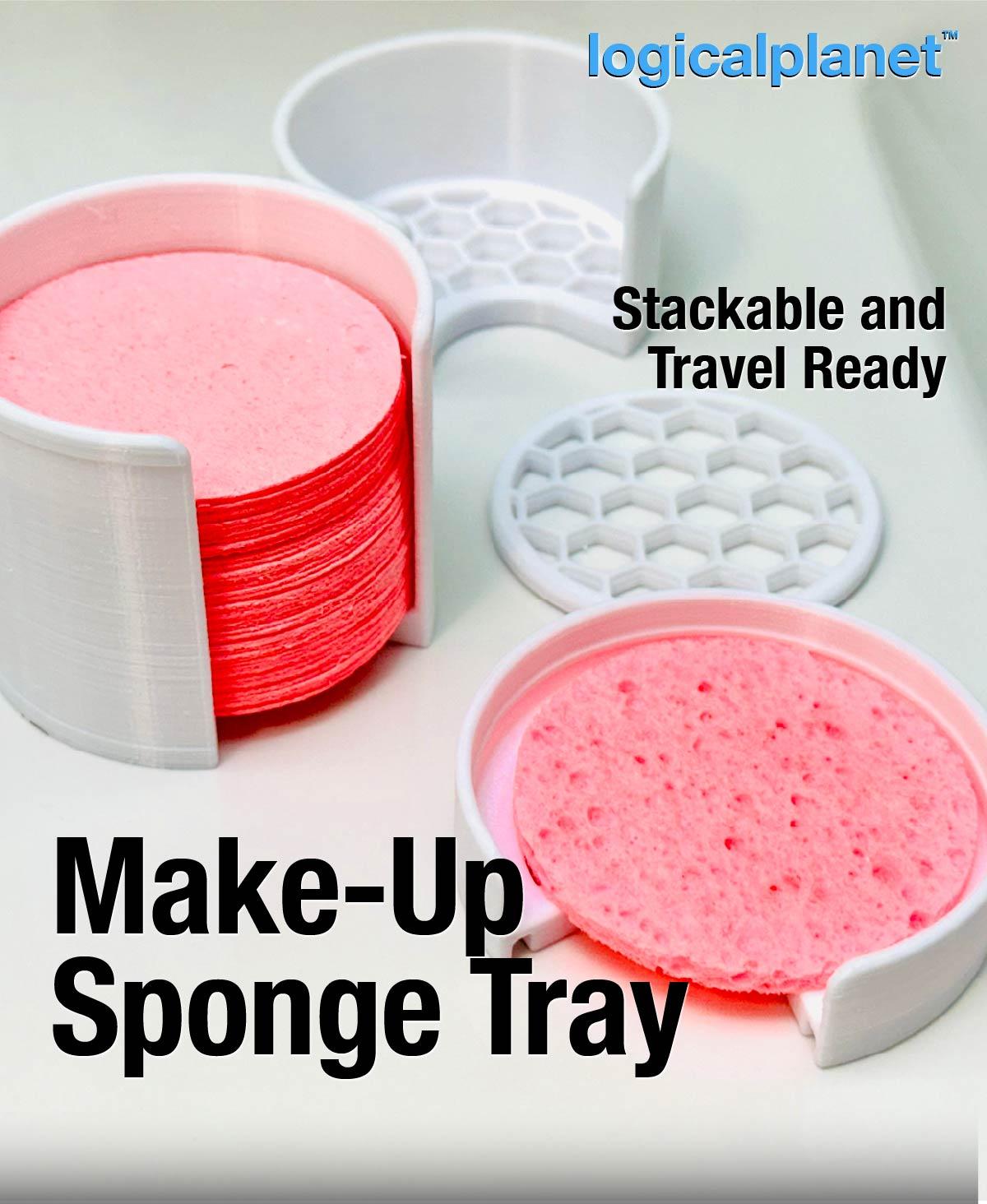 Make-Up Sponge Holder and Travel Kit 3d model