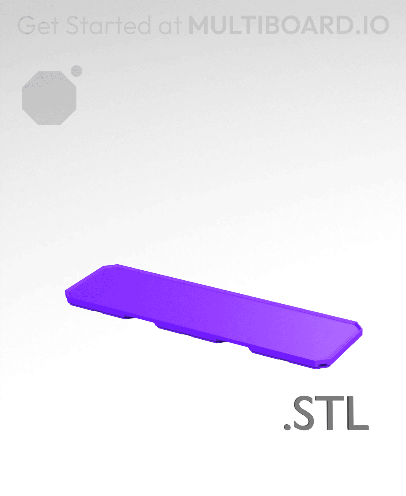 3x1x0·25 - Multibin Insert - STL Remixing File 3d model