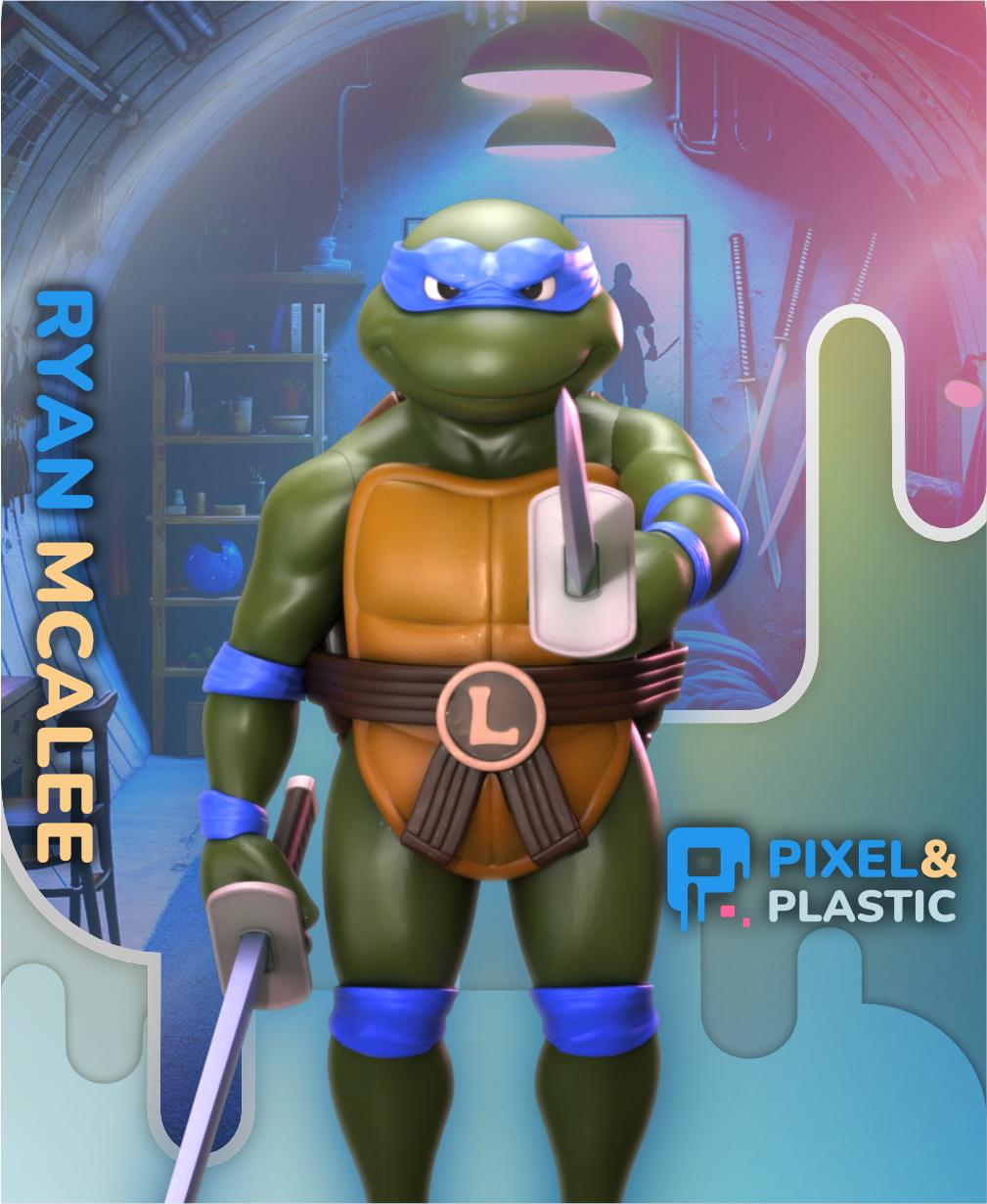 Leonardo - TMNT 3D Printable Leonardo - Teenage Mutant Ninja Turtles (80s-90s Cartoons) 3d model