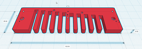 Hohner MS Custom Comp 3d model