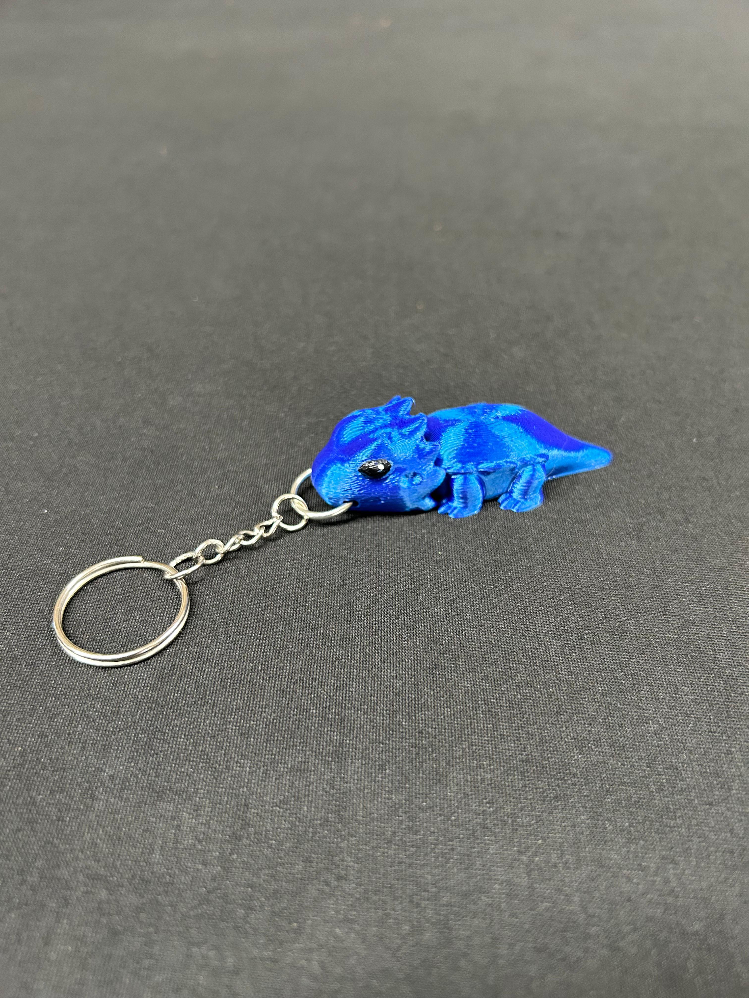 Bearded Dragon Chibi Keychain 3d model