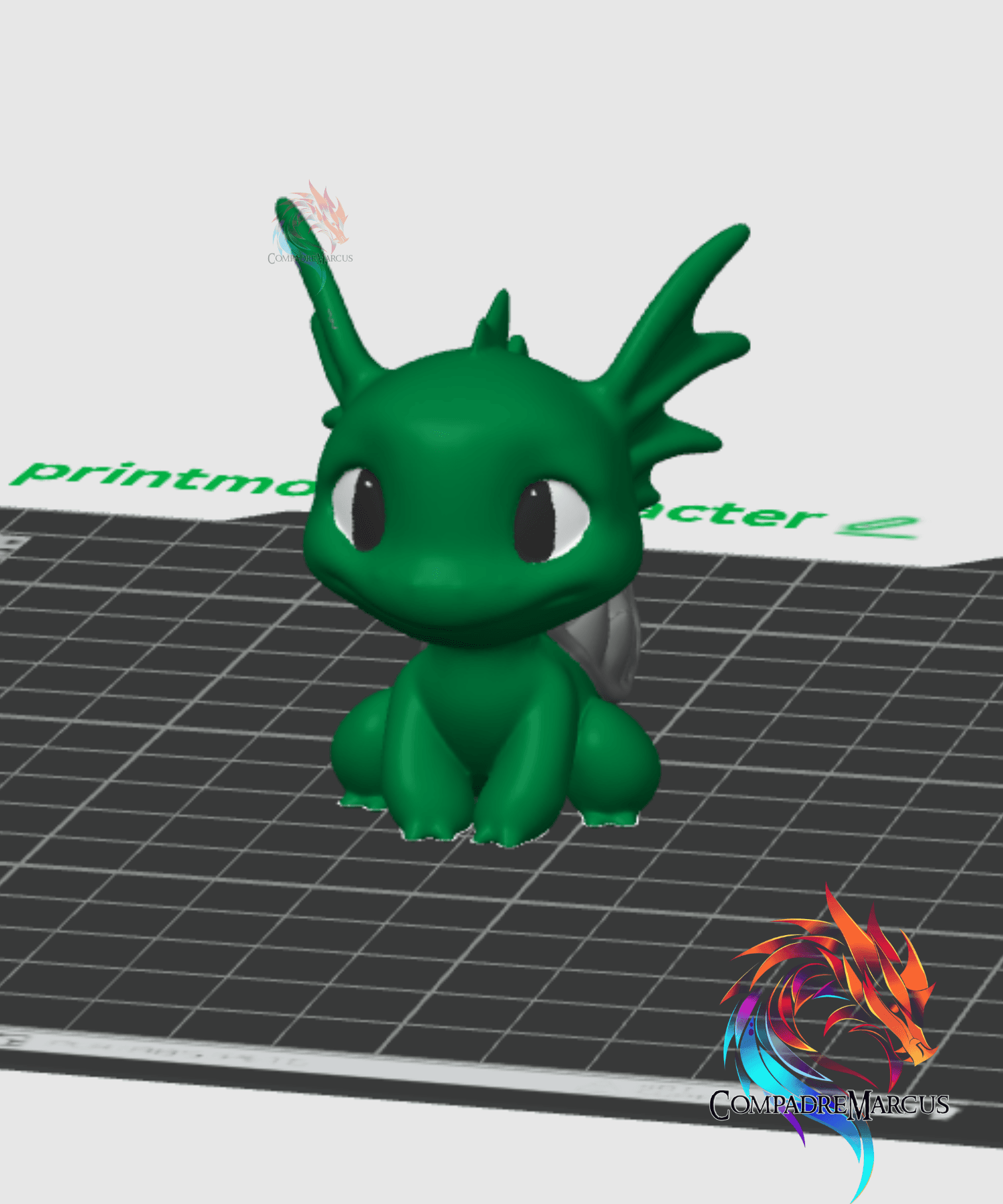 Charming Mini Dragon 2 / 3mf included 3d model