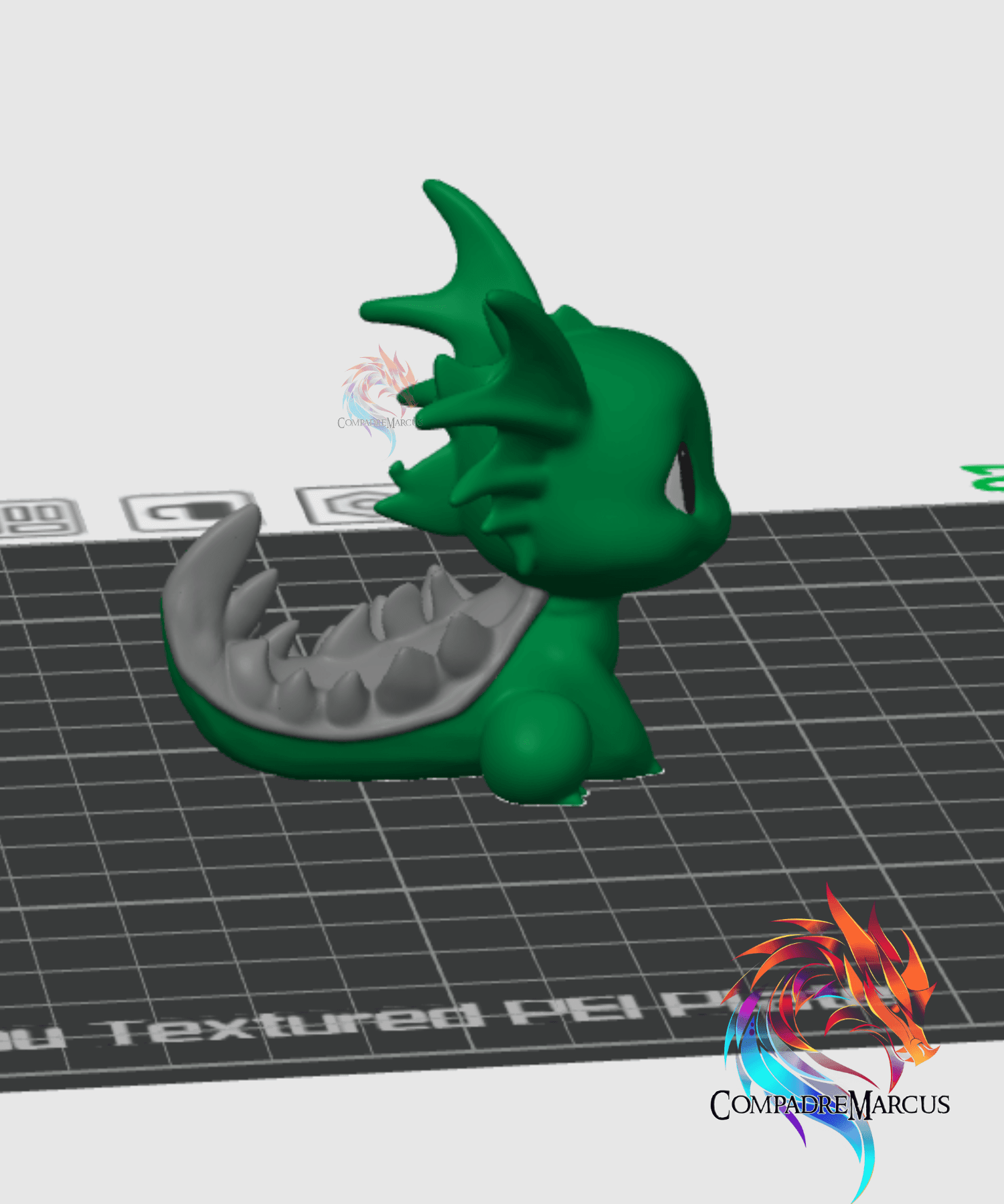 Charming Mini Dragon 2 / 3mf included 3d model