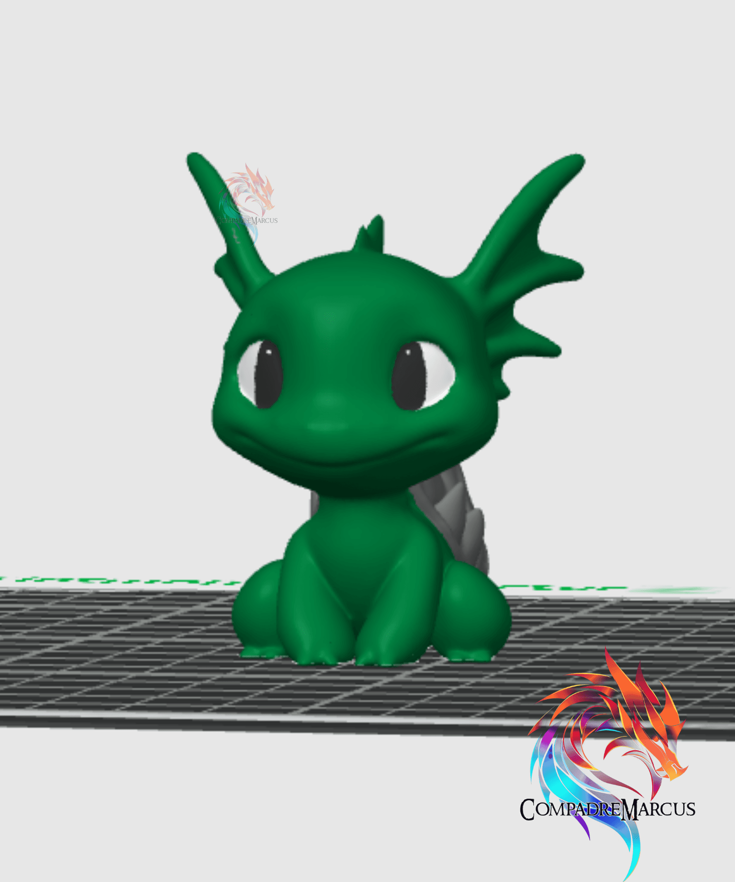 Charming Mini Dragon 2 / 3mf included 3d model