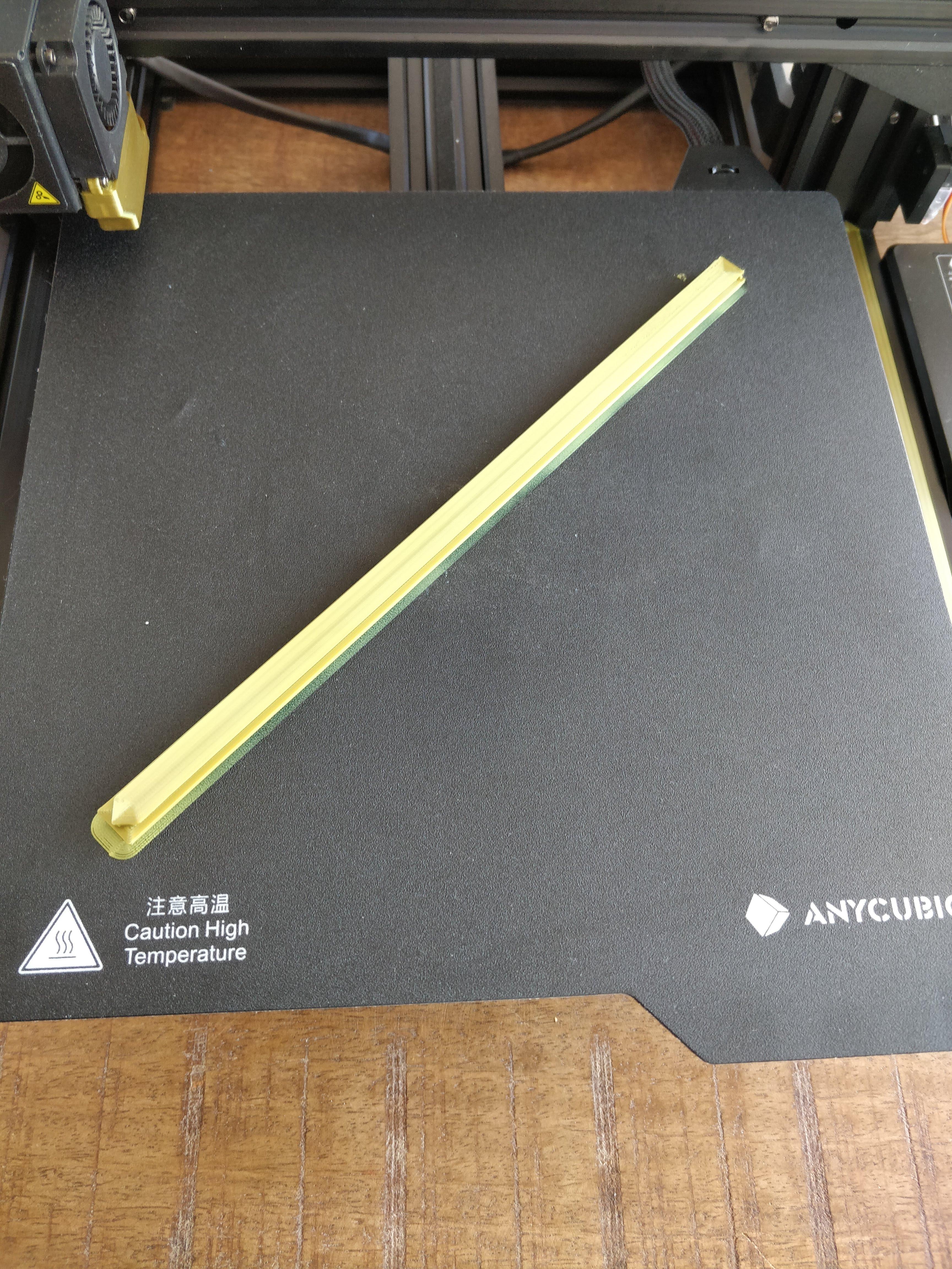 Anycubic Mega Zero 2.0 Front V-Slot Cover 3d model