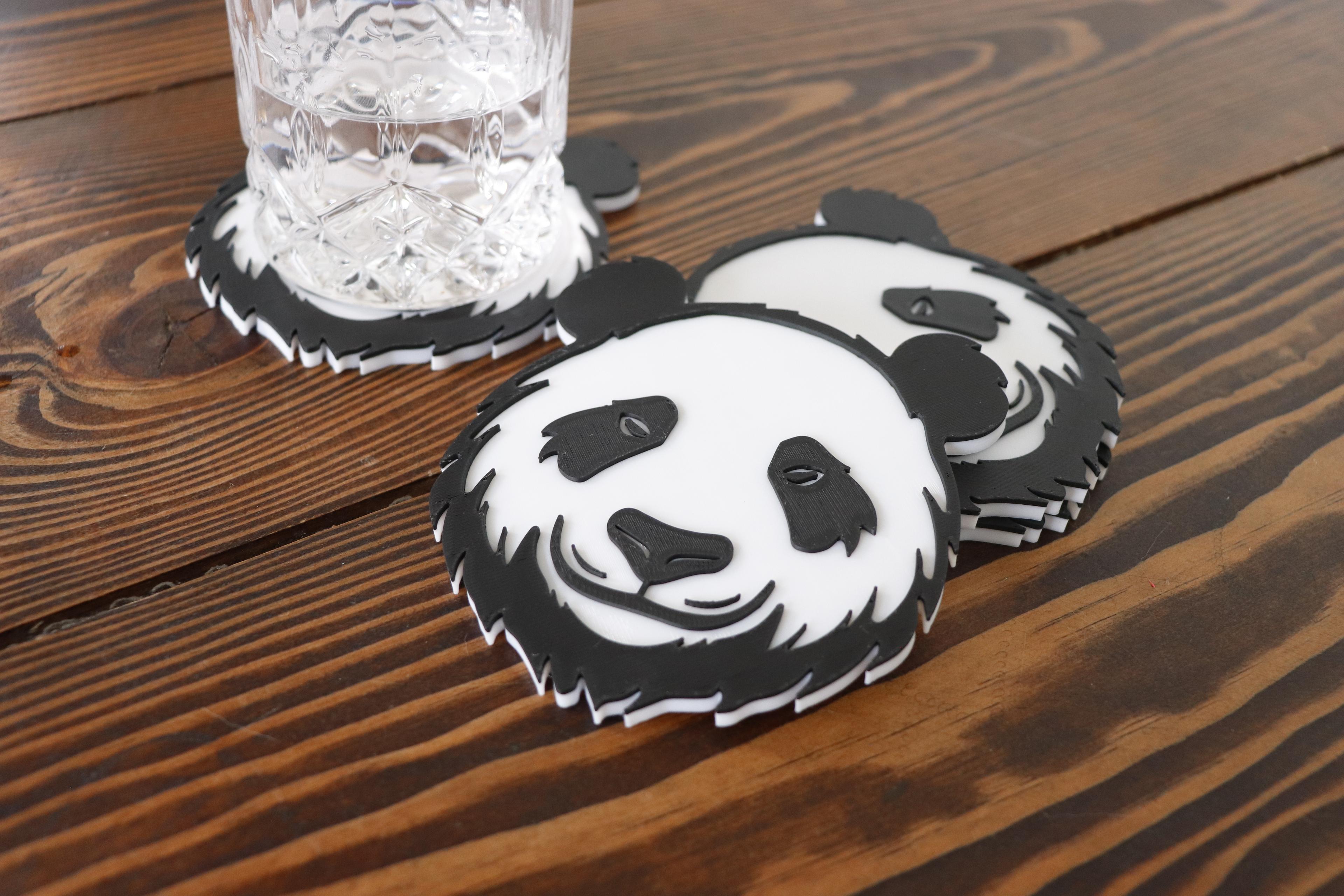 Panda Coaster 3d model