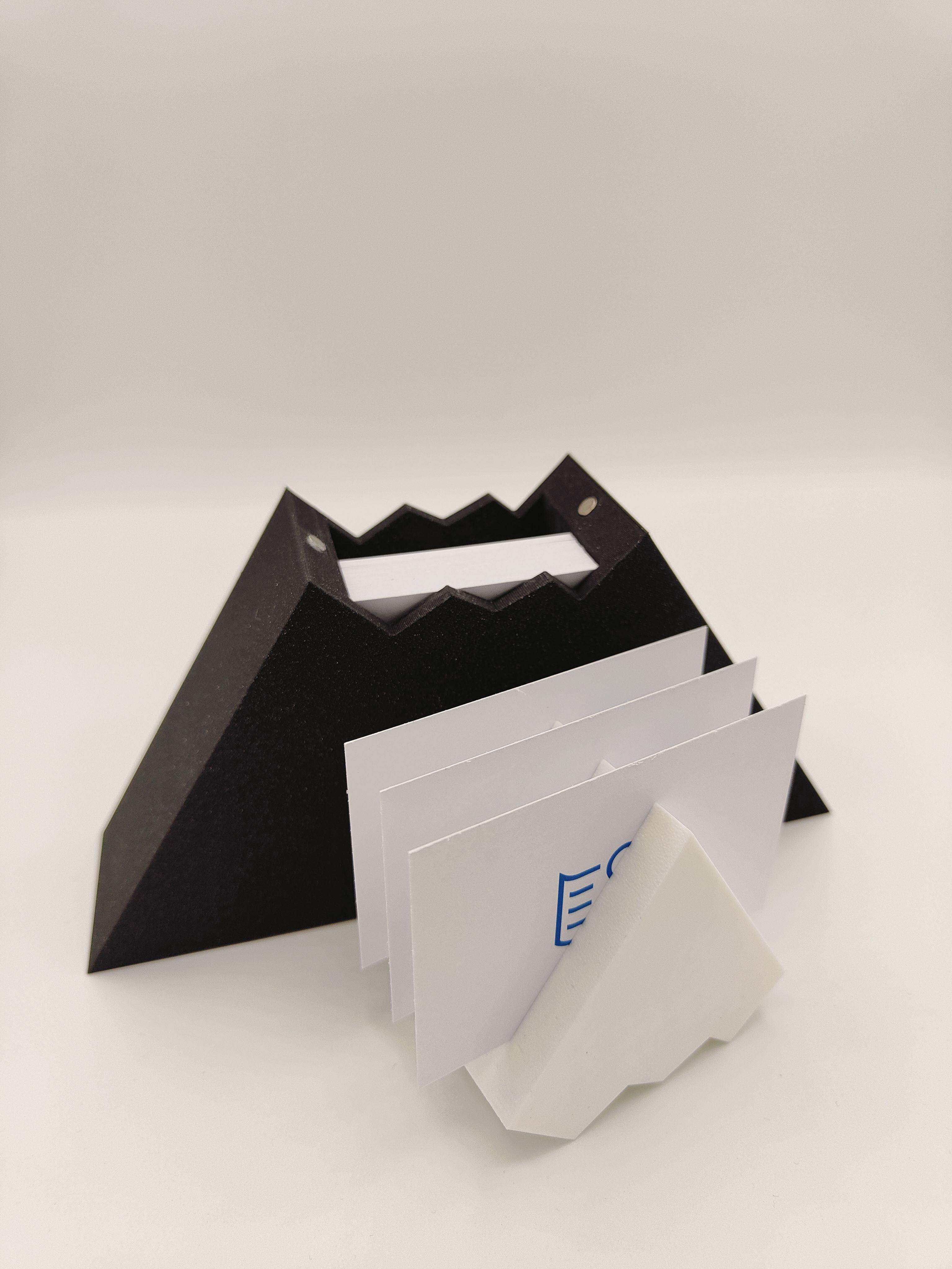 Mountain Business Cards Holder 3d model