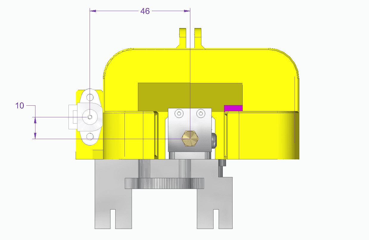 MicroSwiss Direct Drive CR10S Pro V2 Fan Shroud - PROPER FIT 3d model