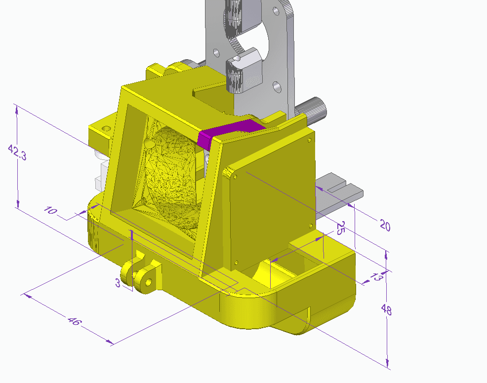 MicroSwiss Direct Drive CR10S Pro V2 Fan Shroud - PROPER FIT 3d model