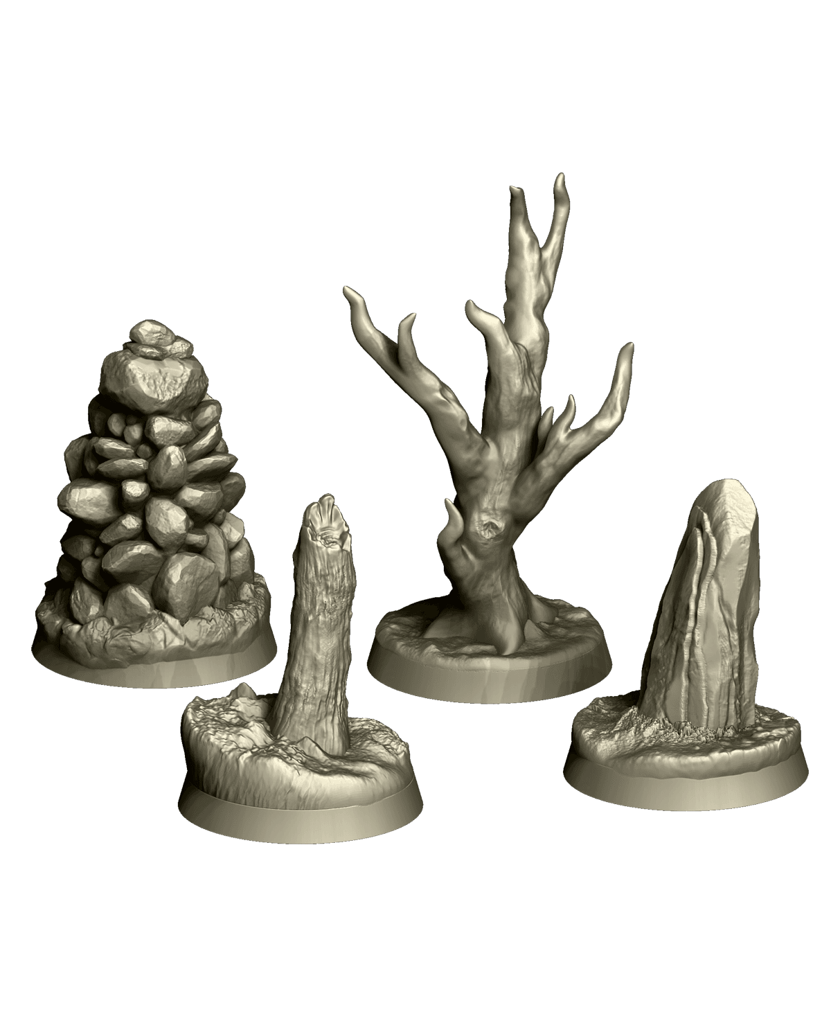 Sculpted Nature Flight Base Set - Volume 1 3d model