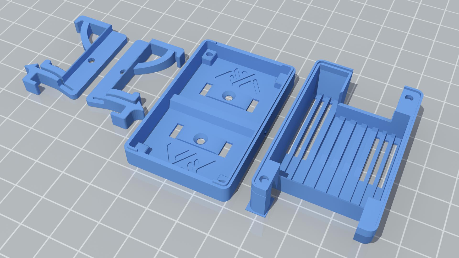 Yunshan HW-622 1-Channel Relay Case ESP8266 40x65 3d model