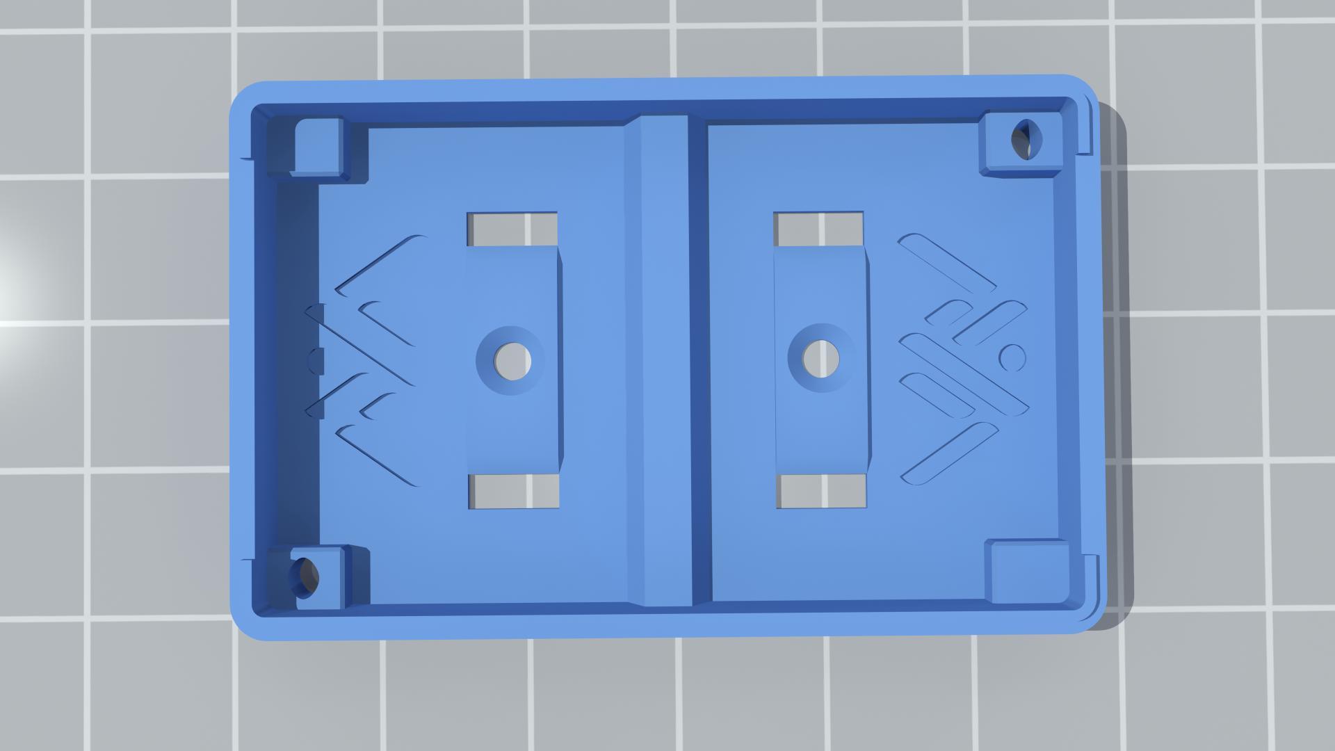 Yunshan HW-622 1-Channel Relay Case ESP8266 40x65 3d model