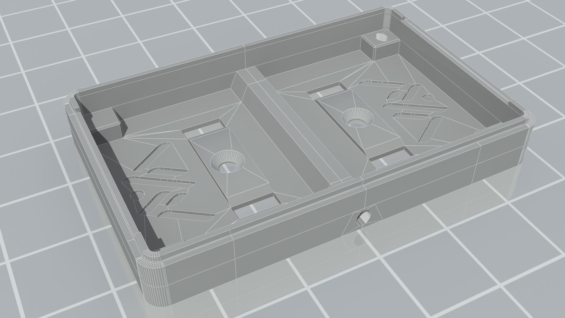 Yunshan HW-622 1-Channel Relay Case ESP8266 40x65 3d model